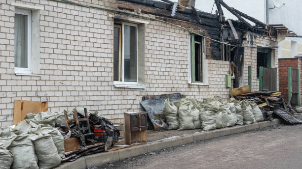 Professional Smoke Damage Removal technician working in Owings Mills, MD